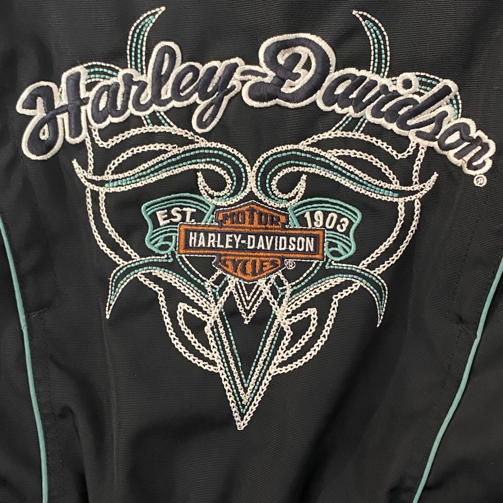 ‼️SOLD‼️Women’s Harley Davidson Riding Jacket Size Small - Picture 5 of 12